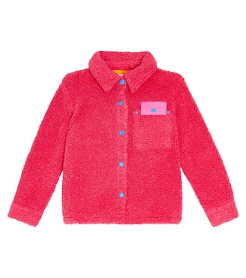 Appliqué faux shearling jacket | Marc Jacobs Kids