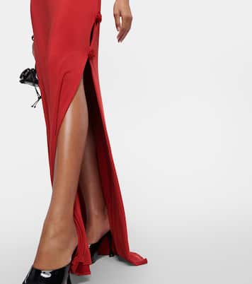 Floral-appliqué jersey gown  | Magda Butrym