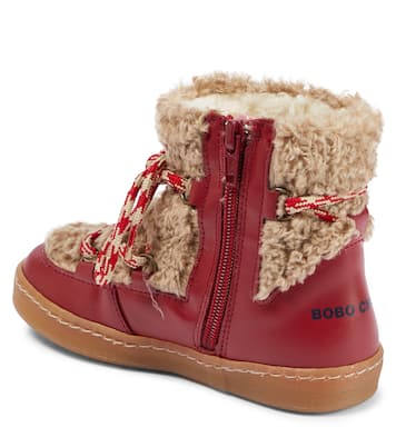 Stivaletti in pelle e shearling | Bobo Choses