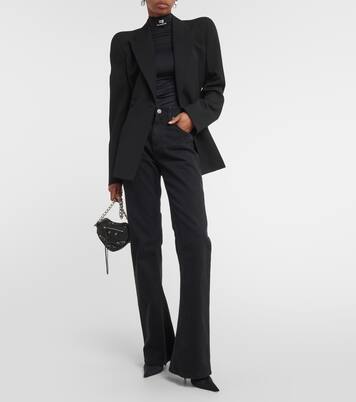 Blazer in twill di lana vergine | Balenciaga