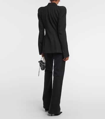 Blazer in twill di lana vergine | Balenciaga