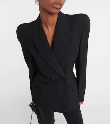 Blazer in twill di lana vergine | Balenciaga