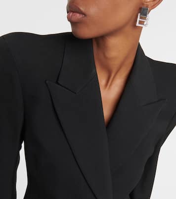 Blazer in twill di lana vergine | Balenciaga
