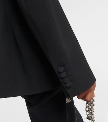 Blazer in twill di lana vergine | Balenciaga