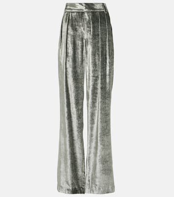 Weite Hose aus Samt | Brunello Cucinelli