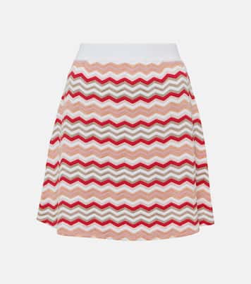 Minifalda mezcla de algodón en zigzag | Missoni