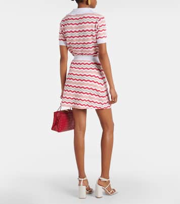 Minifalda mezcla de algodón en zigzag | Missoni