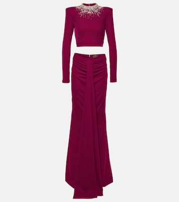 Set Gemma de crop top y falda larga | Miss Sohee
