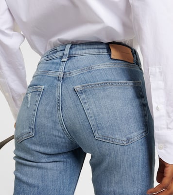 Jeans rectos Girlfriend de tiro medio | AG Jeans