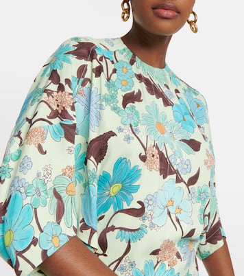 Vestido largo con capa | Stella McCartney