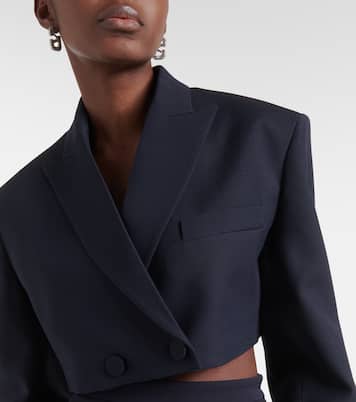 Blazer cropped de Crepe Couture | Valentino