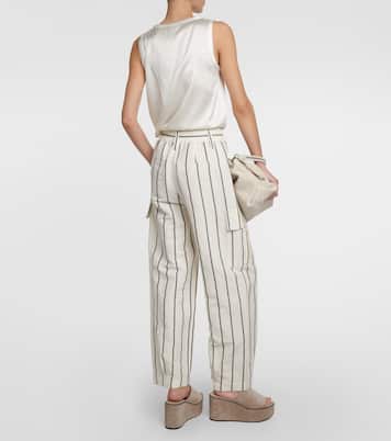 Hose aus Leinen und Baumwolle | Brunello Cucinelli