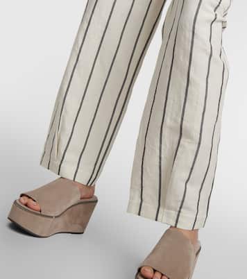 Hose aus Leinen und Baumwolle | Brunello Cucinelli