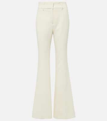 Rhein high-rise wool flared pants | Gabriela Hearst