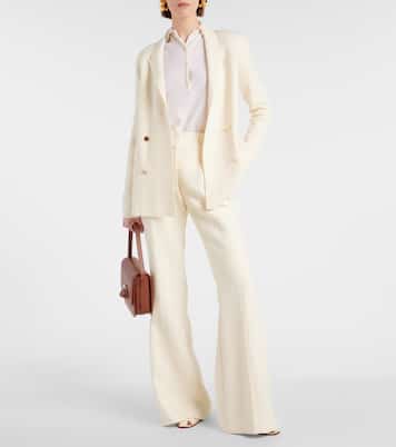 Rhein high-rise wool flared pants | Gabriela Hearst