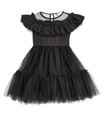 Kleid Abito Con Gala mit Tüll | Monnalisa