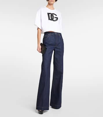 Jeans flared a vita alta | Dolce&Gabbana