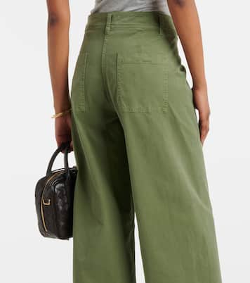 Weite High-Rise-Hose Megan aus Baumwolle | Nili Lotan