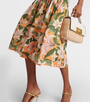 Midikleid Nispero aus Leinen | Agua by Agua Bendita