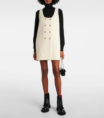 Abito corto in misto lana bouclé | Gucci