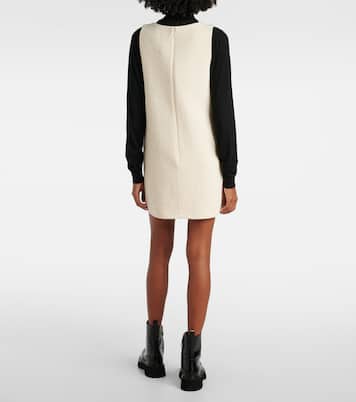 Abito corto in misto lana bouclé | Gucci