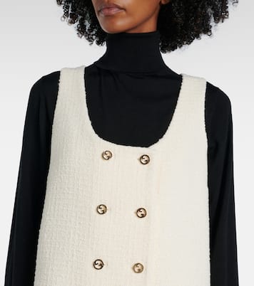 Abito corto in misto lana bouclé | Gucci