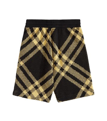 Shorts de algodón con Burberry Check | Burberry Kids
