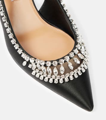Pumps slingback Crystal Crush in raso | Aquazzura