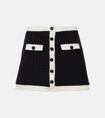 Minifalda en jacquard | Adriana Degreas