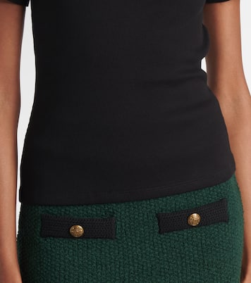 T-shirt Pruitt in jersey di misto cotone | Veronica Beard