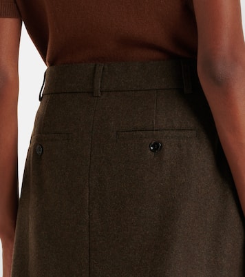 Wool flannel miniskirt | Ami Paris