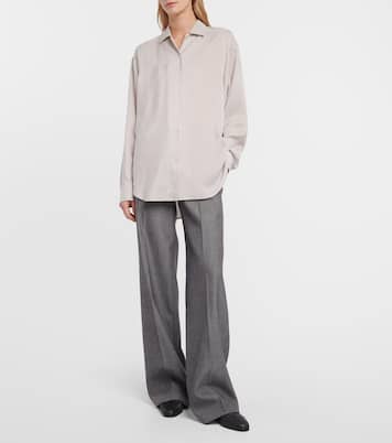 Camicia Valene in seta a righe | The Row