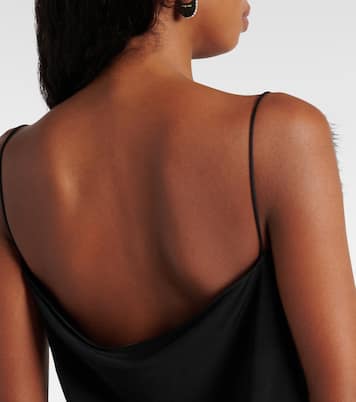 Top Boa in jersey con piume | Coperni