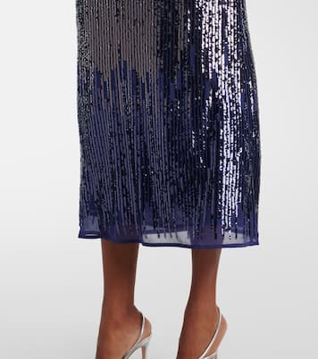 Jupe midi Kelly à sequins | Rixo