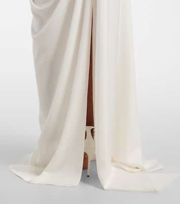 Bridal - Abito lungo bustier in crêpe | Alex Perry