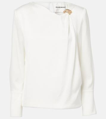 Top in crêpe di raso | Roland Mouret