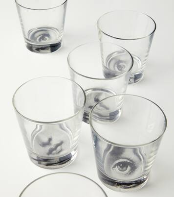 Occhio e Bocca set of 6 glasses | Fornasetti