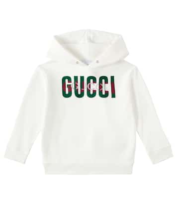 Felpa in jersey di cotone con logo | Gucci Kids