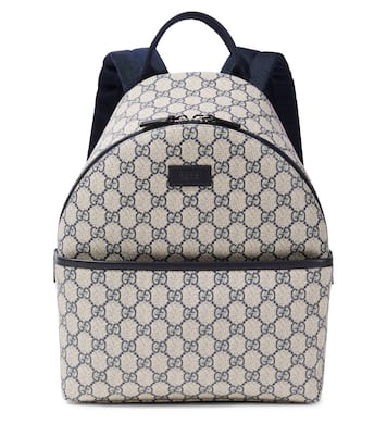 Zaino in canvas GG Supreme con pelle | Gucci Kids