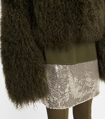 Veste bomber en fourrure synthétique | The Attico
