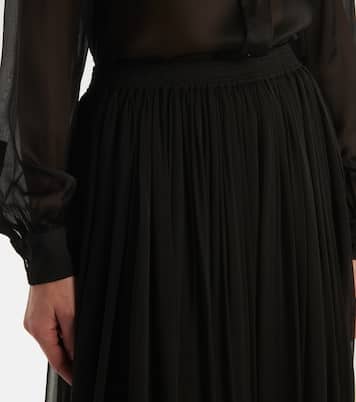 Jupe longue en soie | Saint Laurent