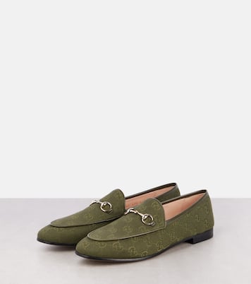 Mocassini Gucci Jordaan in canvas GG | Gucci