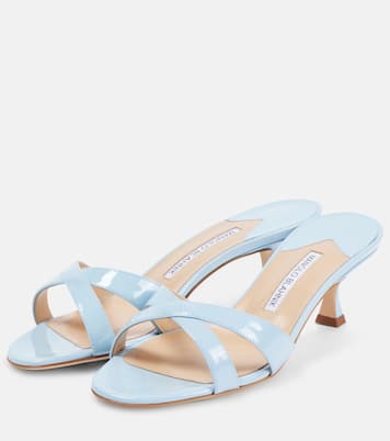Sandali Callamu 50 in vernice | Manolo Blahnik