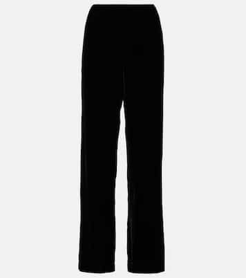 Gerade Hose Sorine aus Samt | Velvet