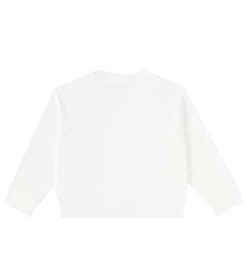 Sweatshirt aus Baumwolle mit Kristallen | Stella McCartney Kids