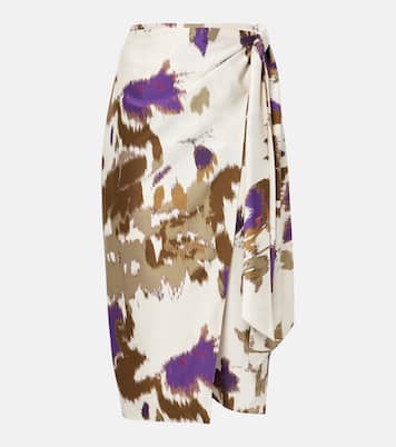 Falda envolvente Dritto de seda | Max Mara