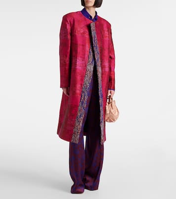Pantaloni regular in jacquard | Dries Van Noten