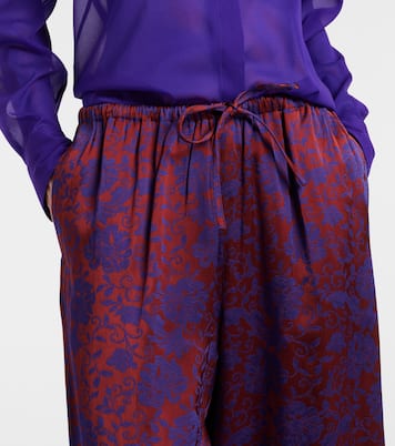 Pantaloni regular in jacquard | Dries Van Noten