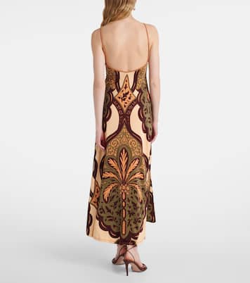 Abito midi in jersey con stampa | Johanna Ortiz