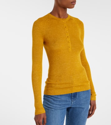 Henley-Top Anges aus Kaschmir, Seide und Hanf | Gabriela Hearst